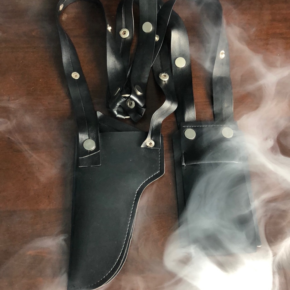 Cosplay leather fun and candy holster